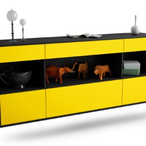 Sideboard Clarksville, Gelb, hängend (180x79x35cm)