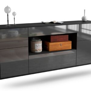 Sideboard Visalia, Grau, hängend (180x79x35cm)