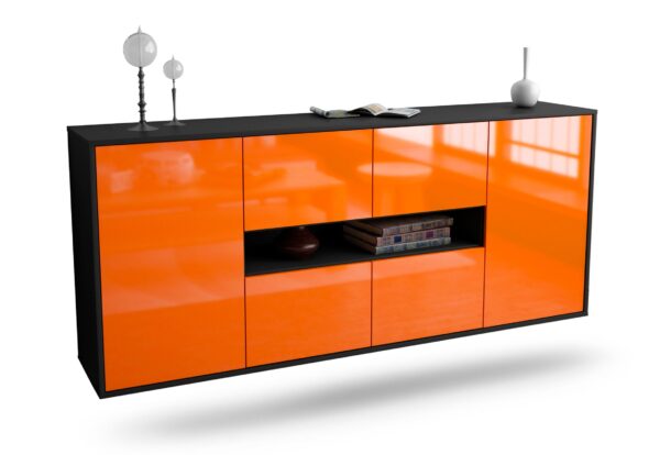 Sideboard Stamford, Orange, hängend (180x79x35cm)