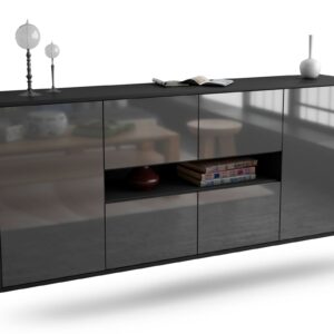 Sideboard Stamford, Grau, hängend (180x79x35cm)