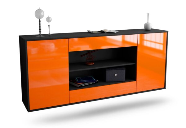 Sideboard Olathe, Orange, hängend (180x79x35cm)