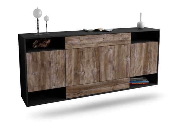 Sideboard Evansville, Treibholz, hängend (180x79x35cm)