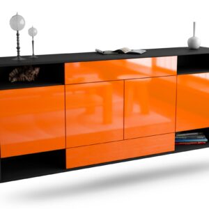 Sideboard Evansville, Orange, hängend (180x79x35cm)