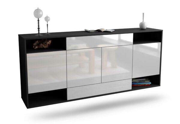 Sideboard Evansville, Weiß, hängend (180x79x35cm)