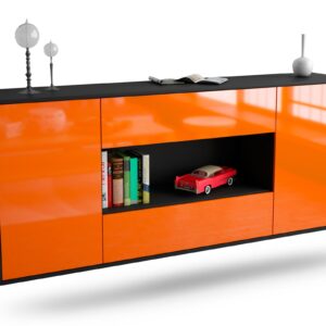 Sideboard Denton, Orange, hängend (180x79x35cm)