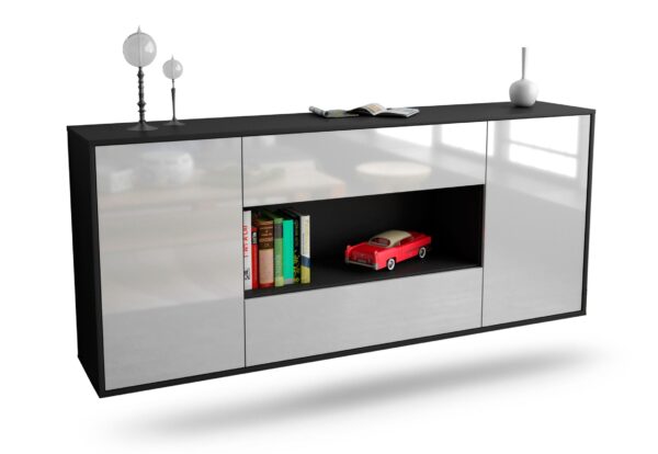 Sideboard Denton, Weiß, hängend (180x79x35cm)