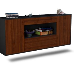 Sideboard Ann Arbor, Walnuss, hängend (180x79x35cm)