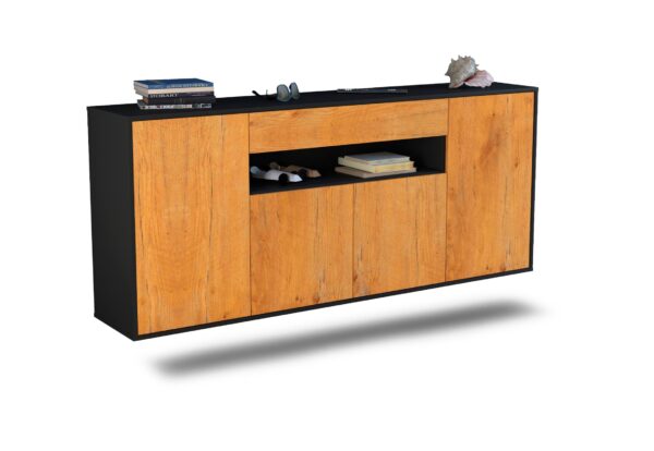 Sideboard Lansing, Eiche, hängend (180x79x35cm)