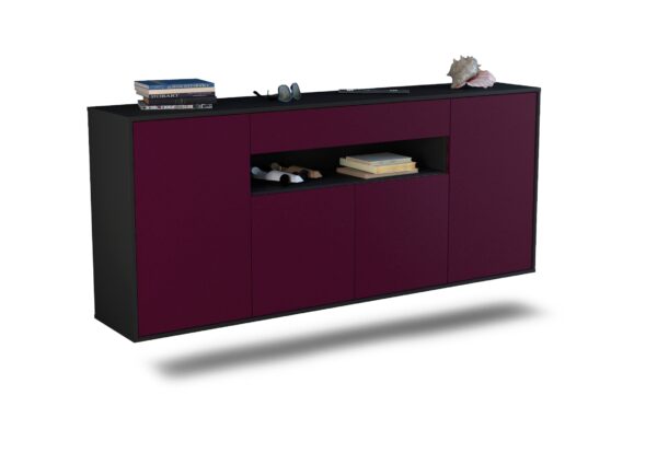 Sideboard Lansing, Lila, hängend (180x79x35cm)