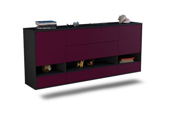 Sideboard Lafayette, Lila, hängend (180x79x35cm)