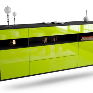 Sideboard Inglewood, Grün, hängend (180x79x35cm)