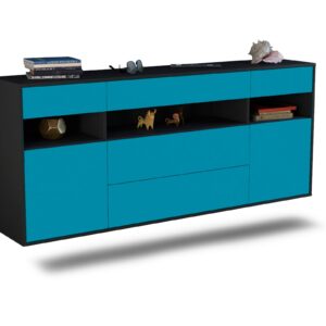 Sideboard Inglewood, Türkis, hängend (180x79x35cm)