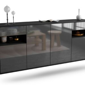 Sideboard Killeen, Grau, hängend (180x79x35cm)