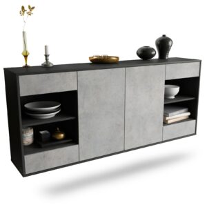 Sideboard Independence, Beton, hängend (180x79x35cm)