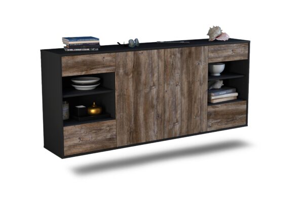 Sideboard Independence, Treibholz, hängend (180x79x35cm)