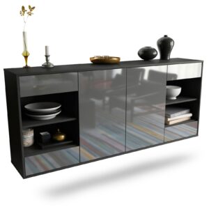 Sideboard Independence, Grau, hängend (180x79x35cm)