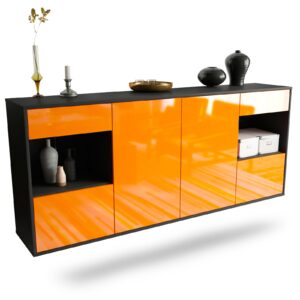 Sideboard Charleston, Orange, hängend (180x79x35cm)
