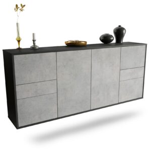 Sideboard Beaumont, Beton, hängend (180x79x35cm)