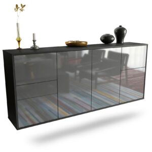 Sideboard Beaumont, Grau, hängend (180x79x35cm)
