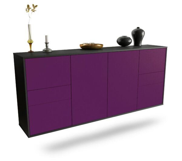 Sideboard Beaumont, Lila, hängend (180x79x35cm)