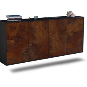 Sideboard Costa Mesa, Rost, hängend (180x79x35cm)