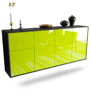 Sideboard Costa Mesa, Grün, hängend (180x79x35cm)