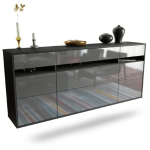 Sideboard Manchester, Grau, hängend (180x79x35cm)