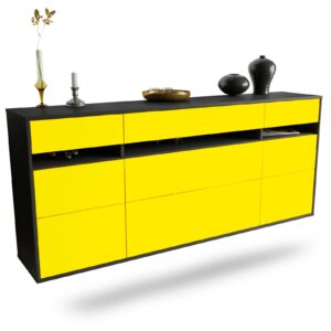 Sideboard Manchester, Gelb, hängend (180x79x35cm)