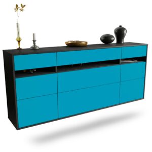 Sideboard Manchester, Türkis, hängend (180x79x35cm)