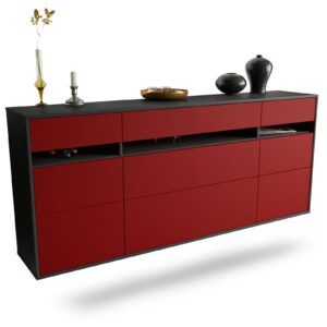 Sideboard Manchester, Bordeaux, hängend (180x79x35cm)