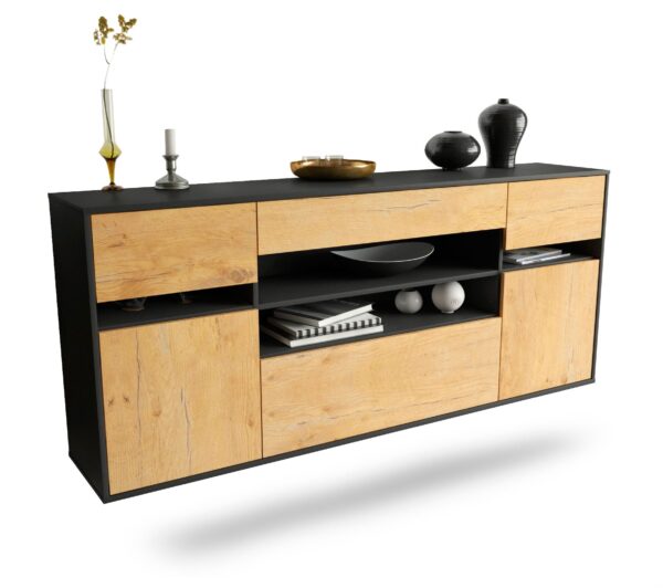 Sideboard Miramar, Eiche, hängend (180x79x35cm)