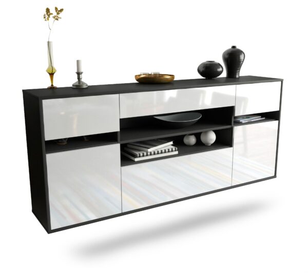 Sideboard Miramar, Weiß, hängend (180x79x35cm)