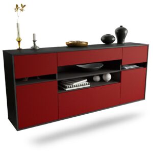 Sideboard Miramar, Bordeaux, hängend (180x79x35cm)