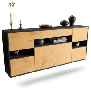 Sideboard Downey, Eiche, hängend (180x79x35cm)