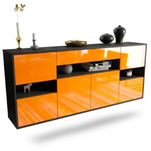 Sideboard Downey, Orange, hängend (180x79x35cm)