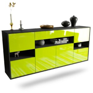 Sideboard Downey, Grün, hängend (180x79x35cm)