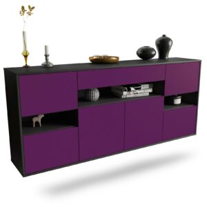 Sideboard Downey, Lila, hängend (180x79x35cm)