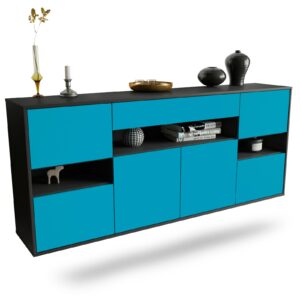 Sideboard Downey, Türkis, hängend (180x79x35cm)