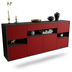 Sideboard Downey, Bordeaux, hängend (180x79x35cm)
