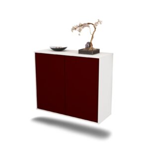 Sideboard Hialeah, Bordeaux, hängend (92x79x35cm)
