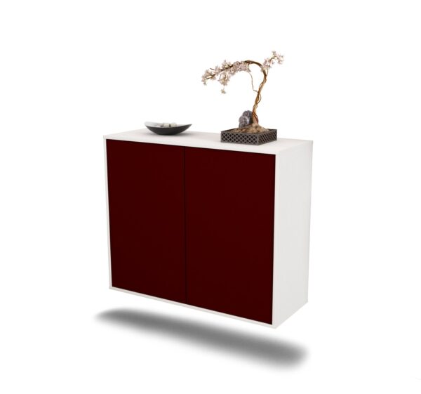 Sideboard Hialeah, Bordeaux, hängend (92x79x35cm)