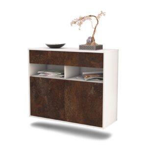 Sideboard North Las Vegas, Rost, hängend (92x79x35cm)