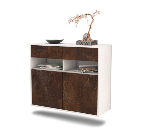 Sideboard North Las Vegas, Rost, hängend (92x79x35cm)