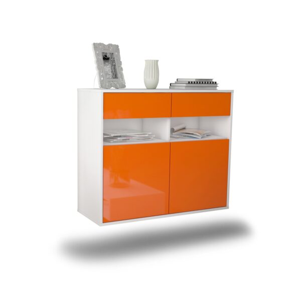 Sideboard North Las Vegas, Orange, hängend (92x79x35cm)