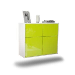 Sideboard Gilbert, Grün, hängend (92x79x35cm)