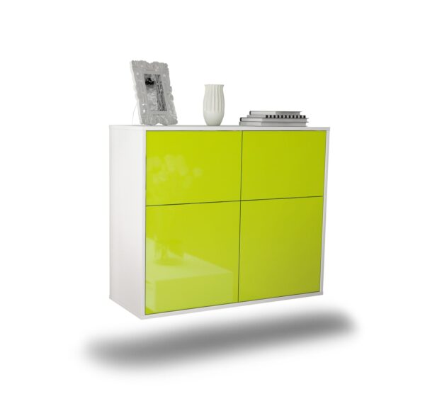 Sideboard Gilbert, Grün, hängend (92x79x35cm)
