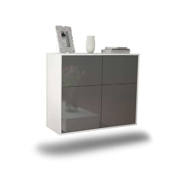 Sideboard Gilbert, Grau, hängend (92x79x35cm)