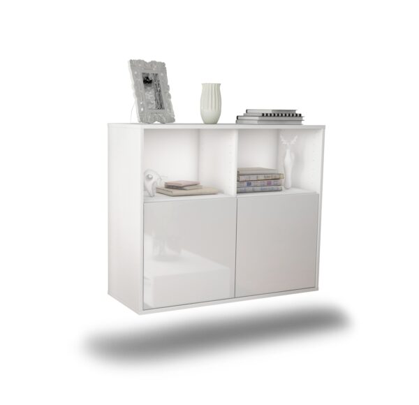 Sideboard Rochester, Weiß, hängend (92x79x35cm)