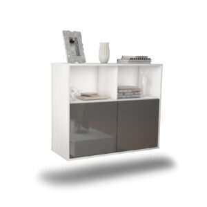 Sideboard Rochester, Grau, hängend (92x79x35cm)