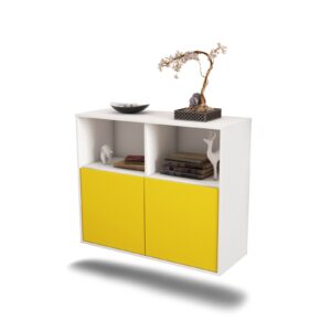 Sideboard Rochester, Gelb, hängend (92x79x35cm)